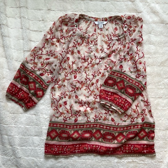 ✨4/$20✨ - Fall boho blouse - Picture 2 of 6